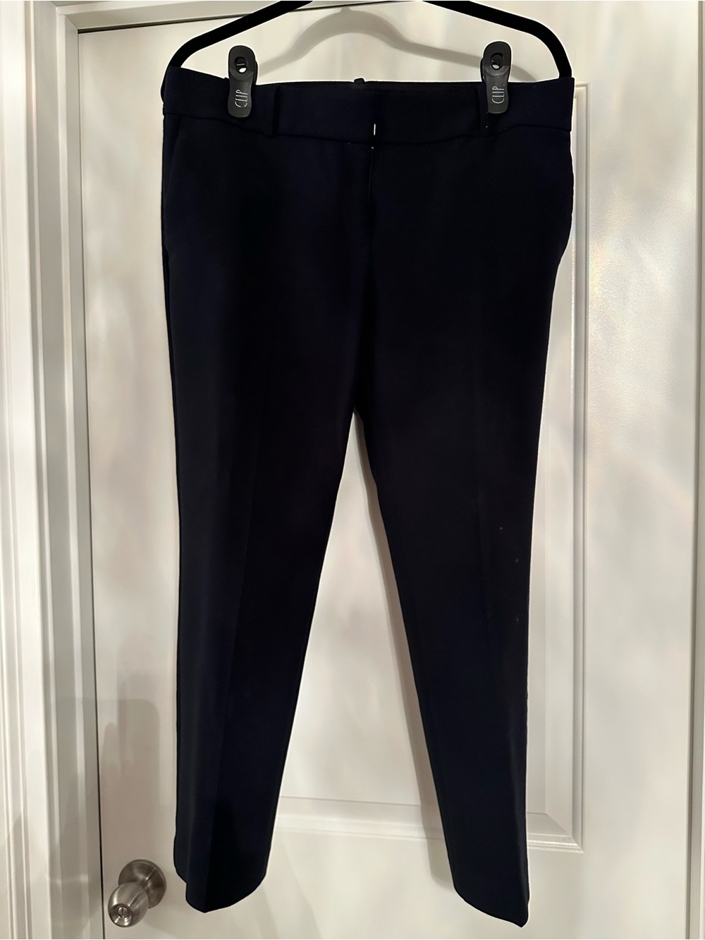 Ann Taylor Navy Devin Fit Dress Pants